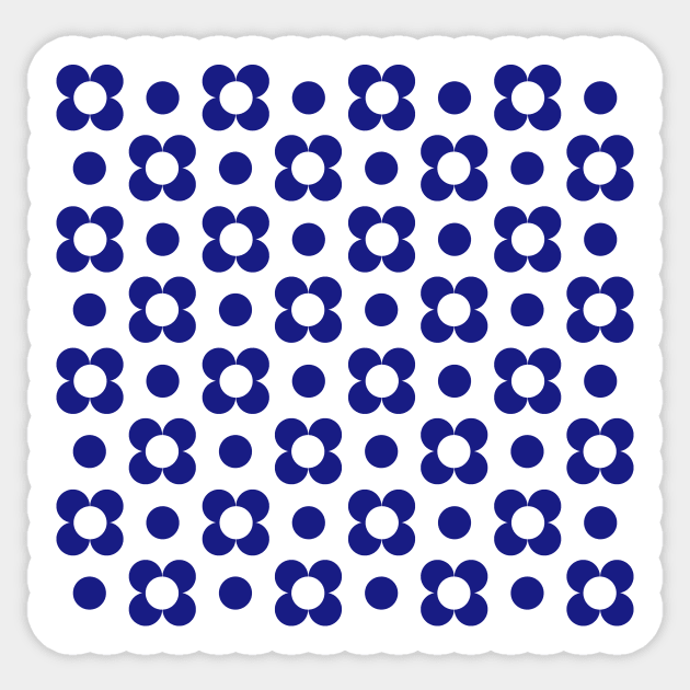 Daisy Dot Blue II Sticker by xxxJxxx